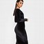 Image result for Black Velvet Midi Dress
