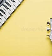 Image result for Image of a Guitar and Keyboard Intersecting