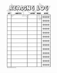 Image result for Printable Reading Logs with Parent Signature