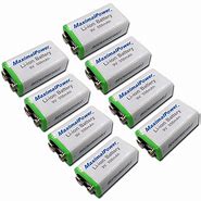 Image result for 9 Volt Rechargeable Lithium Battery
