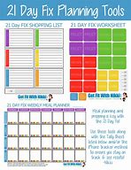 Image result for 21-Day Fix Meal Plan Printable Free