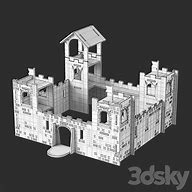 Image result for Castle Toy Box with Shelves