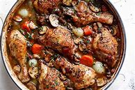 Image result for Chicken Dishes Similar to Coq AU Vin