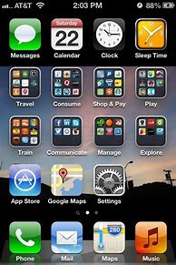 Image result for iPhone Home Screen On a Table