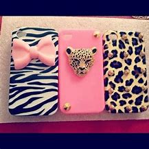 Image result for A Cheetah Print Purple Phone Case