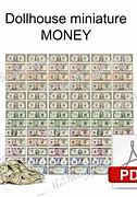Image result for Easy DIY Miniatures Printables Money