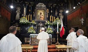 Image result for Pope Carrying Black Madonna