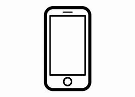 Image result for Free Cell Phone Clip Art Black and White