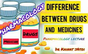 Image result for Difference Between Medicine and Drug According to Pharmacy