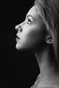 Image result for Half Face Black and White
