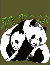 Image result for Panda Cartoon Outline