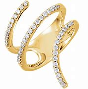 Image result for Diamond Spiral Figure 8 Rings