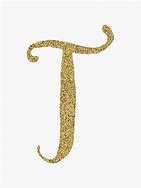 Image result for Glitter Letter T