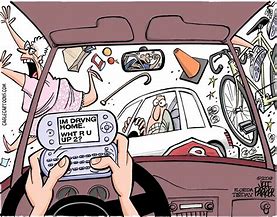 Image result for Phone Safety Cartoon