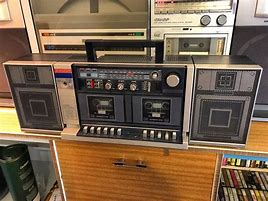 Image result for Radio Cassette Silver