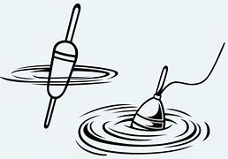 Image result for Black and White Fishing Bobber Clip Art