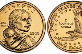 Image result for 2000 Sacagawea Dollar Arrows