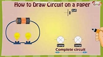 Image result for Drawing of an Electronic Circuit