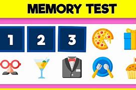 Image result for Visual Memory Test