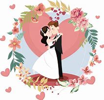 Image result for Cute Wedding Couple Cartoon Png