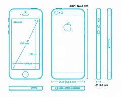 Image result for iPhone 5 Dimensions in Milemetres