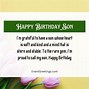 Image result for Happy Birthday Dear Son Quotes