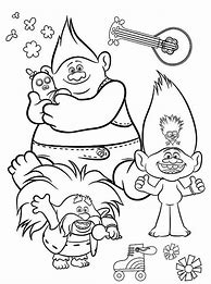Image result for Trolls Mermaid Colouring In