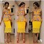 Image result for Yellow African Dress