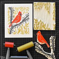 Image result for Block Print Painting Images