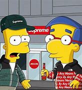 Image result for Bart Simpson Smoking Wallpaper BAPE