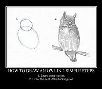 Image result for Drawing an Owl Meme