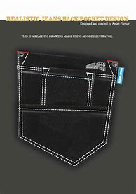 Image result for Jeans Back Pocket Design