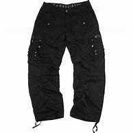 Image result for Men's Slim Black Cargo Pants