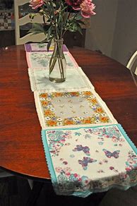 Image result for How to Display Vintage Hankies and Costume Jewelry