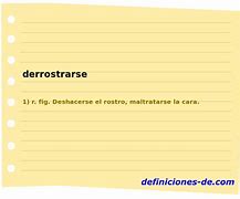 Image result for derrostrarse