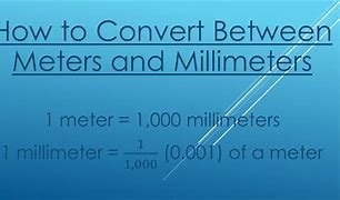 Image result for Meters Centimeters Millimeters