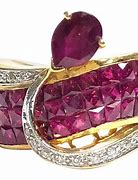Image result for Invisible Set Ruby Jewelry