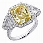 Image result for Fancy Yellow Diamond Ring