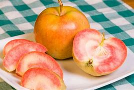 Image result for Apple with Pink Flesh