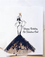 Image result for Fashion Girl Birthday Card