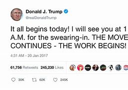 Image result for Trump Tweets 2018