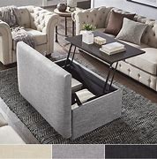 Image result for Living Room Ottoman Table
