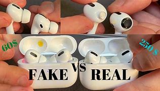 Image result for Fake Air Pods vs Real Air Pods