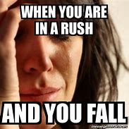 Image result for I AM in Rush Meme