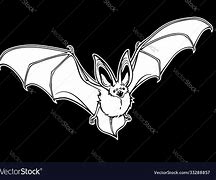 Image result for Flying Bat Drawing