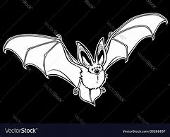 Image result for Flying Bat Outline