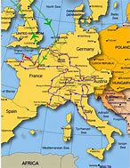 Image result for Western Europe Road Map