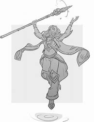 Image result for Mage Pose Drawing