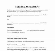 Image result for Contractor Service Agreement Template