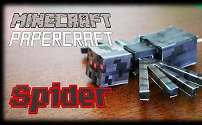 Image result for Minecraft Papercraft Spider